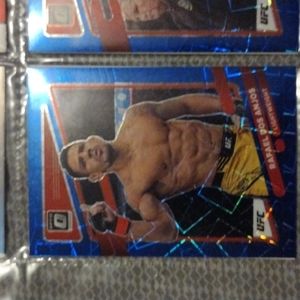 2022 Panini Donruss Optic UFC Rafael Dos Anjos Blue Prizm 43